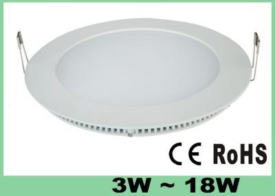 China SMD2835 Slim Round LED Ceiling Panel Light Pure White CE ROHS 12W Ra70 IP44 Dustproof for sale