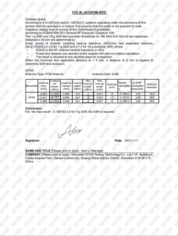 FCC - Sichuan Dashi Zhike Information Technology Co., Ltd.