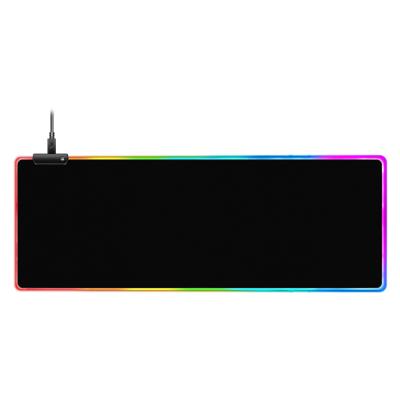 China High Quality Rated Radiation Protection Large RGB Computer Mousepad Mat For Gamer Glowing Led Extended Keyboard With Non-slip Rubber Base for sale