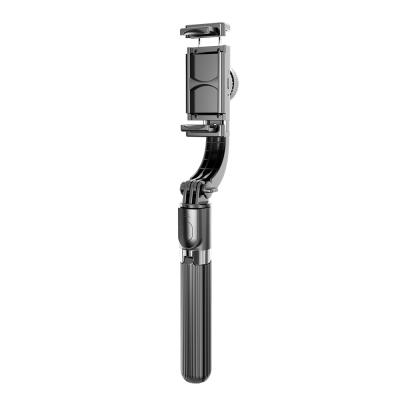 China Tiktok Hot Selling Selfie Stick L08 With USB Rechargeable Automatic Single Axis Stabilizer Flexible Gimbal Wireless Tripod For Phone Camera for sale