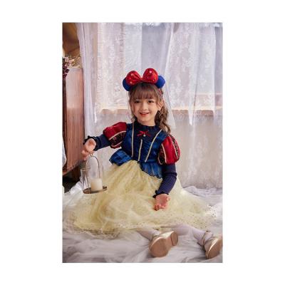 China Anti-wrinkle cape coat with accessories Princess Snow White Dress Cosplay role-playing birthday dress for sale