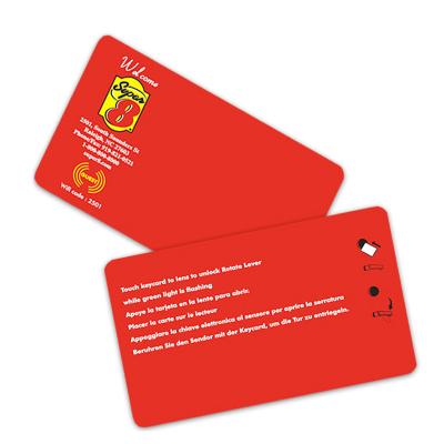 China Customized Programmable Waterproof / Waterproof Printing Iso14443a RFID Smart Rewritable Card for sale