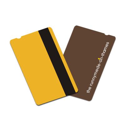 China PVC Low Cost Custom Artwort Printing Metal Magnetic Stripe Card for sale