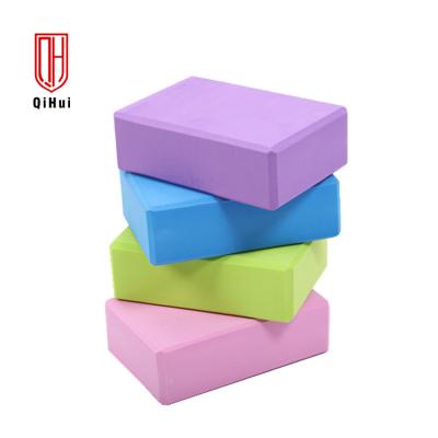 China Colorful Sturdy Eva Yoga Block Brick High Flexibility Eco Friendly Durable for sale