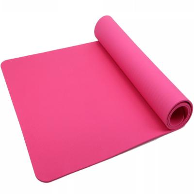 China non-slip yoga mat solid color yoga mat for sale