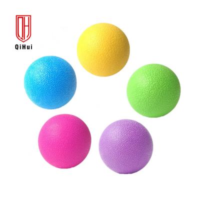 China Body Building TPE Fascia Ball , Hand Back Lacrosse Sports Massage Ball for sale