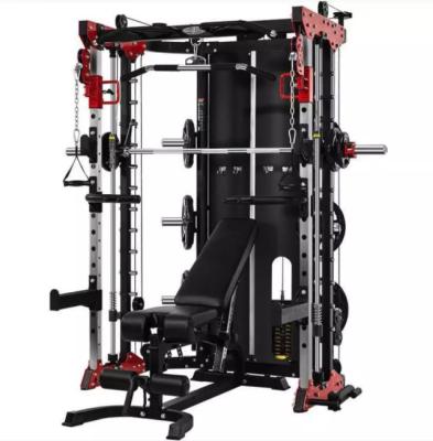 China Squat Rack Bodybuilding Equipment For Home , Adjustable Bench Bodybuilding Smith Machine for sale