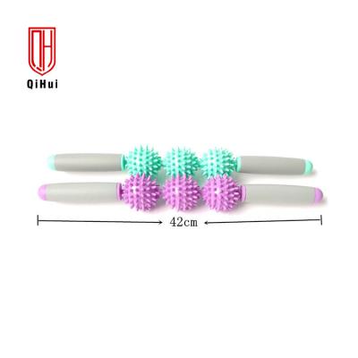 China Multi Functional Yoga Massage Ball Muscle / Back Fitness Slimming Stick for sale