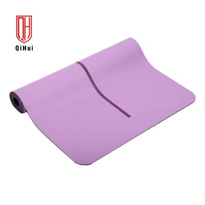 China Leather Gym Yoga Mat Non Slip 183 * 66CM Size High Strength Easy To Grap Floor for sale