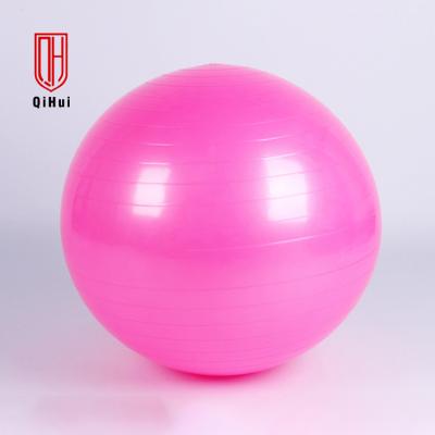 China 65cm Inflating Exercise Ball For Beginners , Muscles Relaxation Pilates Fit Ball for sale