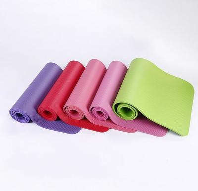 China Closed Cell Anti Slip 10mm NBR Non Slip Recycled Yoga Mat for sale