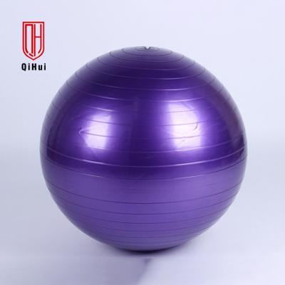 China Exercise 900g Matte Inflatable PVC 65cm Yoga Massage Ball for sale