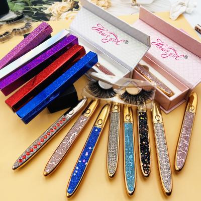 China Liquid Colored Liquid Eyeliner Pencil Mink Eyelash Glue Pen Magic Glitter Lashglue Adhesive Waterproof Custom Private Label for sale