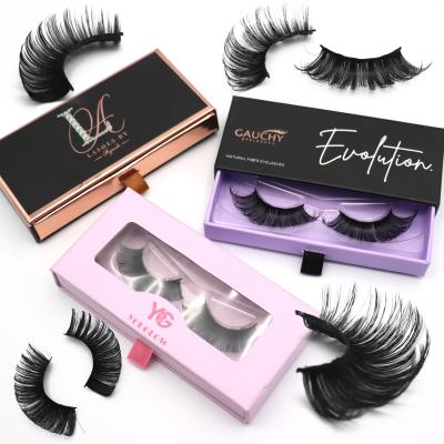 China Feather Valentine Day Lashes Vegan Mink Lashes3d Wholesale 16-18mm Fake Lashes Silk Eyelash Full Lashes 25mm 3d Mink Eye Lashes for sale