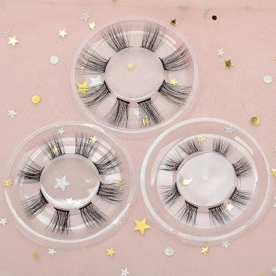 China 25-30 Times Wholesale Private Label DIY Lash Natural Korean Cluster Silk Eyelashes Pre Cut Eyelashes With Packaging Box for sale