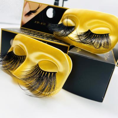 China Wholesale Fake Packaging Custom 70MM Full Mink Eyelashes With Private Label Lashbox Feather Fast Shipping for sale