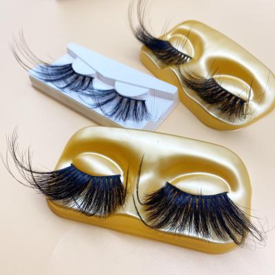 China Feather Ready To Ship Super Long Length Hand Made 10D 70MM Full Mink Eyelashes Fake Vendor for sale