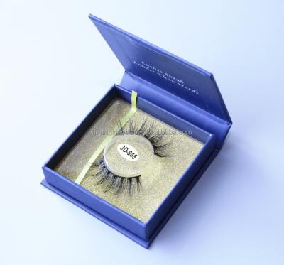 China Sensitive; New Launch Durable 3D Mink Eyelash False Strip Top Grade in Custom Packing for sale