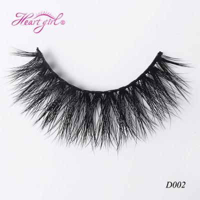 China super slim & Wholesale Custom Brand 3D Mink Eyelash From China Good Quality Soft Strip for sale