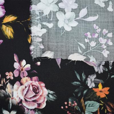 China Durable High Quality Customized 100% Rayon Discharge Printing Woven Fabric For Garment for sale