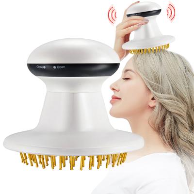 China Electric Japanese Hot Selling Comb Hair Scalp Massager Machine Electric Vibrating Head Brush for sale