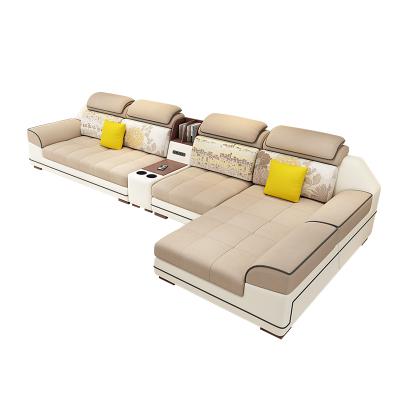 China (Others)Adjustable U-Shaped Sofas Set 7 Seater Modern Style Sofas Sets Living Room Furniture Wooden Sofa Sets for sale