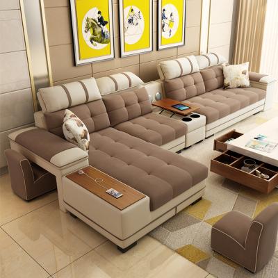 China (Height)Adjustable Sofa Set Couch Lounge Furniture Customizable And Reconfigurable Deep Sectional Combination Sofa Set for sale