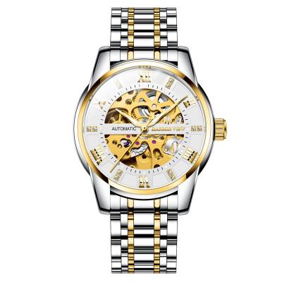 China HJ6016 Automatic Mechanical Wrist Watches Men Date Manufacturer Luxury Business Watch Automatic Parts Movement for sale