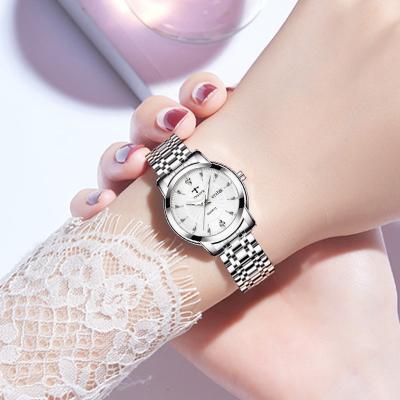 China Custom Luxury Full Calendar Watches Women Fashion Waterproof Quartz Watch Brands For Ladies Relogio 2021 Feminino TRS8801 for sale