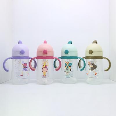 China High Quality Silicone Pp+Silicone PP Children's Cute Water Cup Baby Feeding Bottle for sale