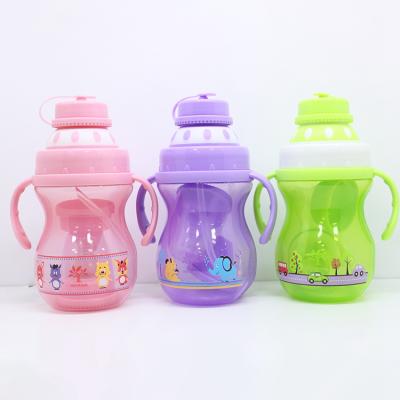 China Wholesale Children's Cute Water Cup Pp+silicone Factory PP Water Glass Directly for sale