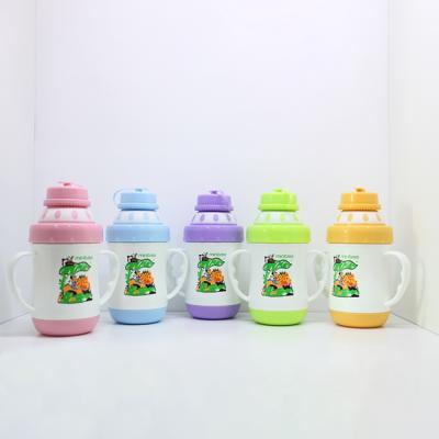 China Factory Supply Interesting Cute PP Baby Bottle Children Price 210ml Silicone Water Cup for sale