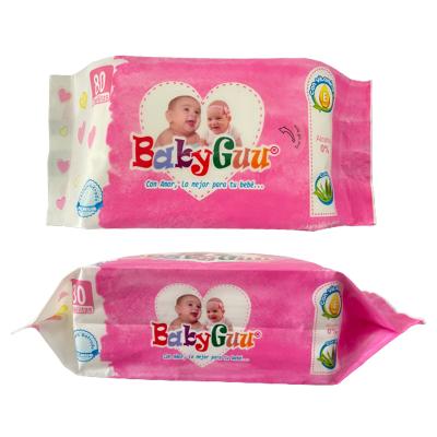 China 80draws Factory Supply Hot Price 80draws 150*200mm Baby Red Wet Towel Wet Tissue Paper for sale