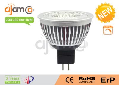 China Lens Cover MR16 LED Lamps , COB LED Spot Lights 50Hz / 60HZ for sale