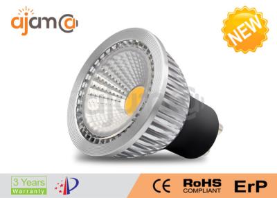 China 55mm 7W Dimmable LED Spot Bulb COB GU10 Reflector Lighting for sale