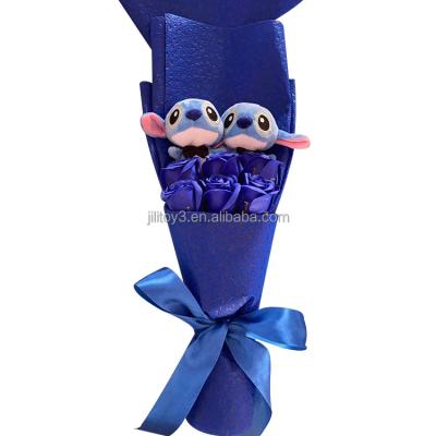 China Plush Toy Stuffed Animal Bouquet Plush Easter Valentine Gifts Wholesale Flower Good Morning Gift Bouquet for sale