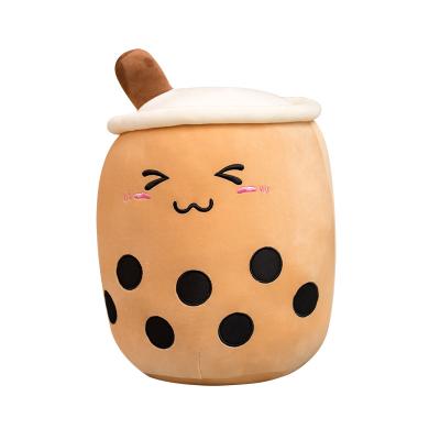 China Fasion hot sale bubble tea toy boba milk tea plush toy super soft pillow for sale