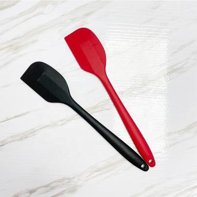 China Non Sustainable Stick Butter Spatula Kitchen Pastry Tools Heat Resistant Silicone Cake Scraper Cream Dough Smoother Spatula for sale