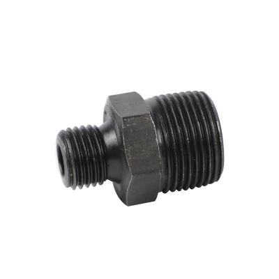 China Wholesale carbon steel/45#steel/stainless steel straight reducers fitting hydraulic parts hose adapter for sale