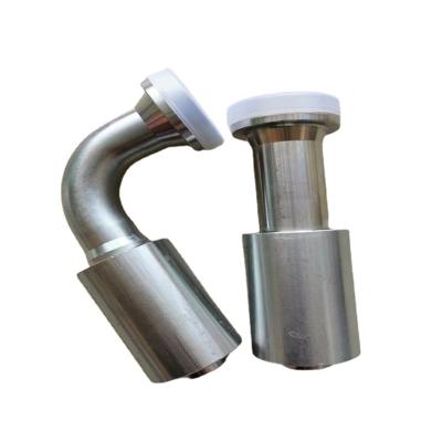 China High quality carbon steel/45#steel/stainless steel factory supplier for hydraulic one piece type hoses hoses end fitting for sale