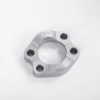 China Carbon steel/45#steel/stainless steel Split and Non-split flange hydraulic flanges 3000 PSI SAE J516 FL for sale