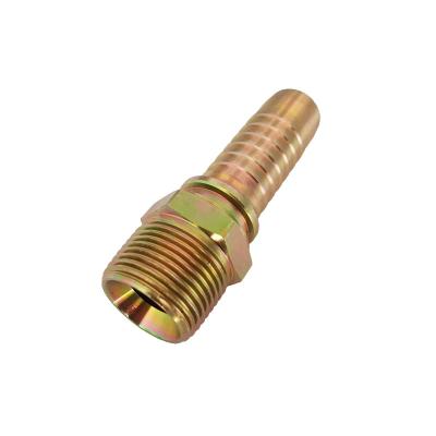 China 10411 Metric Male Machinery Hydraulic Hose Fittings Hose Fittings Metric Type Metric Hose End Slip Fitting for sale