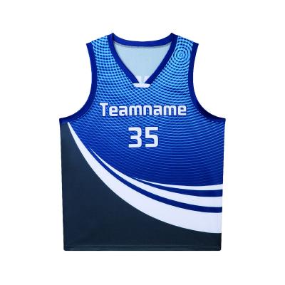 China Customized Anti-UV basketball clothing men's and women's team clothing student competition training basketball clothes children's printing for sale