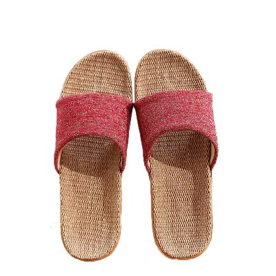 China Popular hot sale canvas slippers women's cheap cotton slipper fashion trend platform slippers for sale