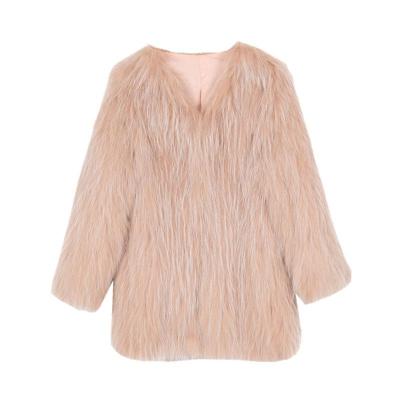 China New Fashion Breathable High-end High-end Fashion Long Fur Coat Jacket Long Coat For Women Multicolor for sale