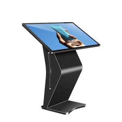 China Indoor Floor Standing 65 Inch Android Video LCD Advertising Player Kiosk Totem Digital Touch Screen Signage Interactive Display Table for sale