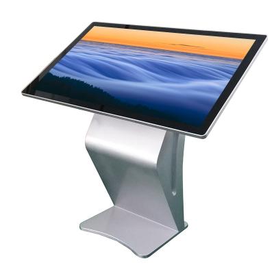 China 32/43/49/55/65 Inch Indoor Floor Standing Interactive Touch Screen Kiosk Restaurant Self Service Touch Screen Kiosk for sale