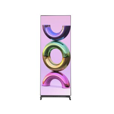 China Outdoor P2 P2.5 P3 P4 Floor Standing Full Color Outdoor LED Poster Commercial Advertising LED Display Screen for sale