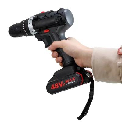 China Portable Electric Drill Manufacturers Direct Selling 18V Hand Held Power Hand Drill Lithium Outdoor Rechargeable Electric Drill HD1014 for sale