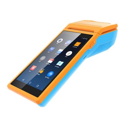 China Handheld Android Pda mit Barcode-Scanner Fingerabdruckleser und Thermal-Drucker zu verkaufen